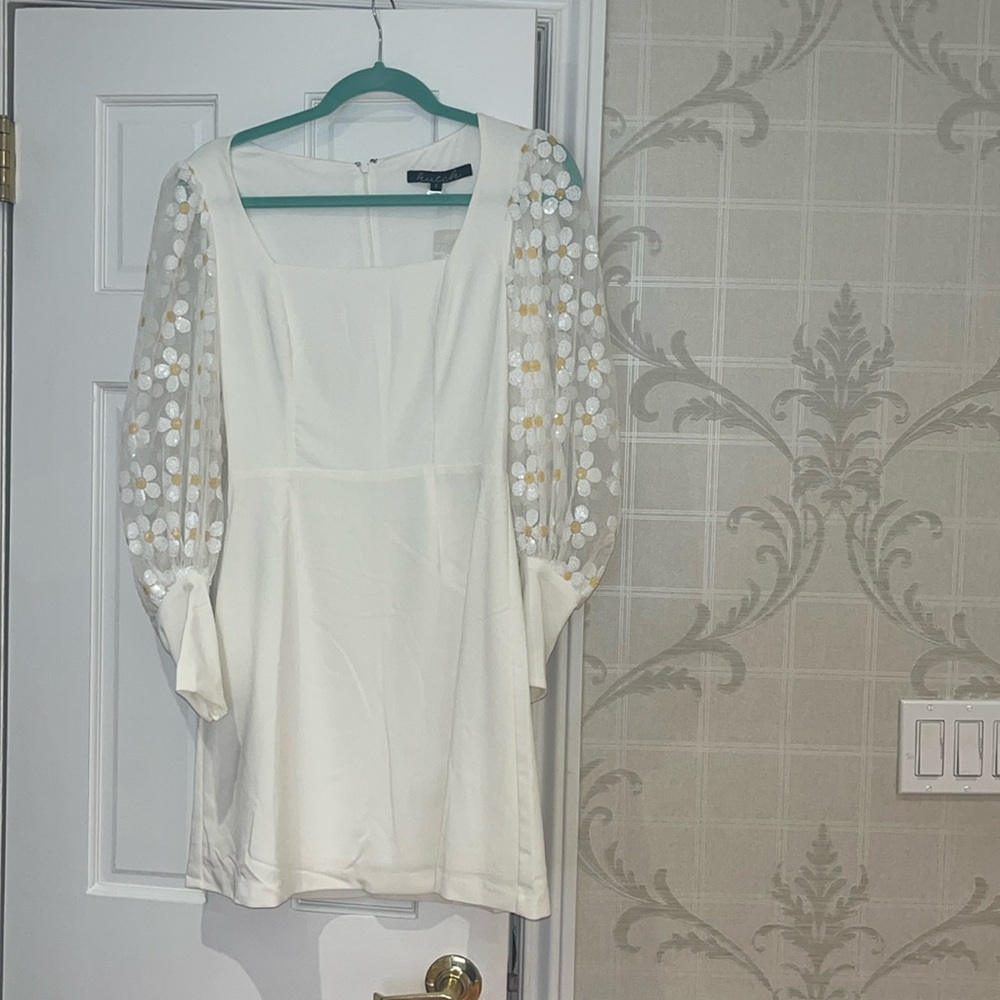 daisy sequined dress